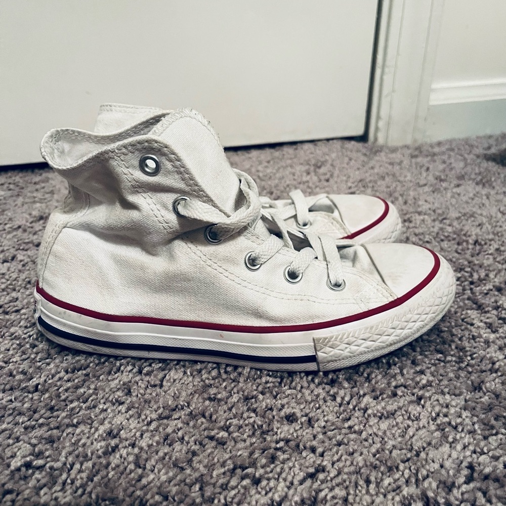 Converse white high tops | kids size 1.5